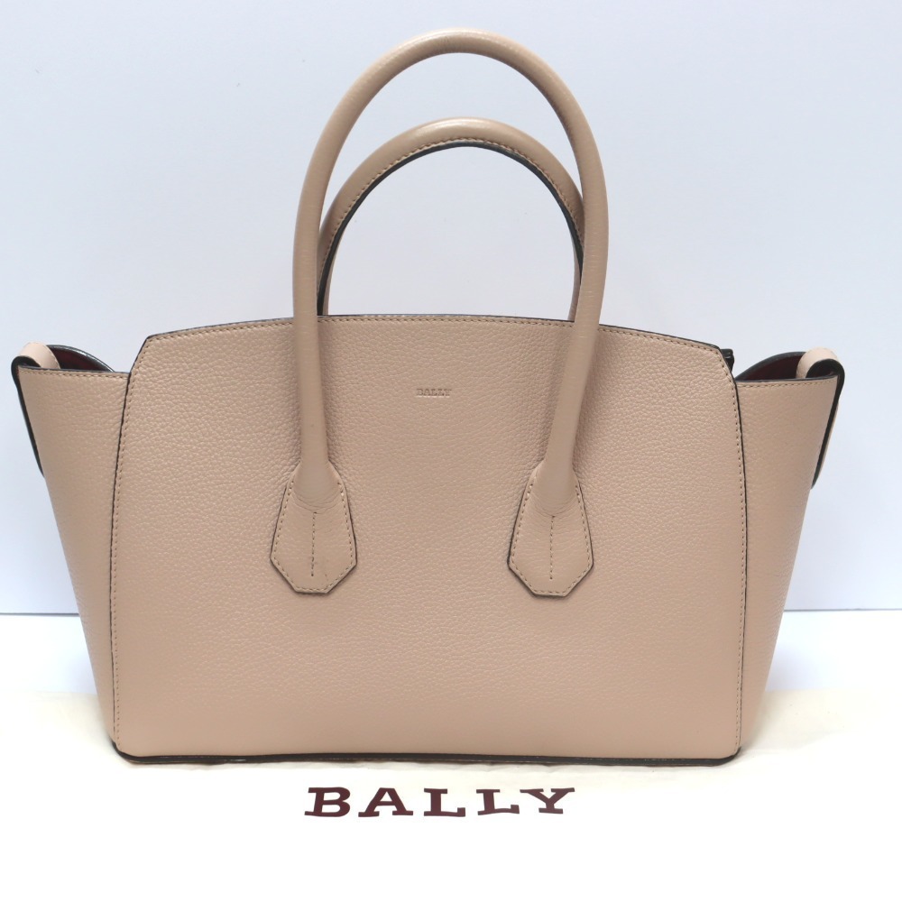 BALLY Handbag Tote Bag SOMMET Medium MDN Pink Beige